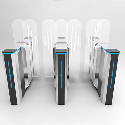 304 Grade Stainless Steel High Security Speed ​​Gate Turnstile Full Automatic Face Recognition RFID Access Control for Gyms and Hotels