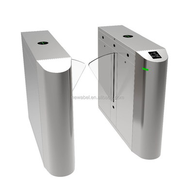 304 Stainless Steel 304 Stainless Steel Turnstile Flap Barriver Gate For Access Control