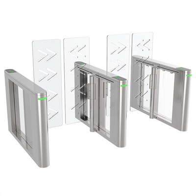 Stainless Steel / As Customized Sliding Swing Type Automatic Electronic Swing Sliding Barrier Turnstile Security Entry Guard DC Motor DC Motor Gate