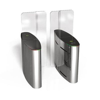 Support Fingerprint Turnstiles Sliding Facial Detect Flap Gate Turnstile ZT-963A (Single-motor)