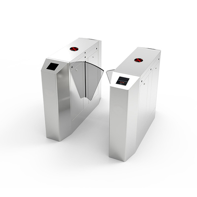 Portable Office Access Control System Flap Gate Barriers Tansa Turnstile